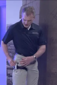 Application of a proper tourniquet for care under fire: high and tight