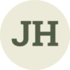Initial JH in a light sand circle