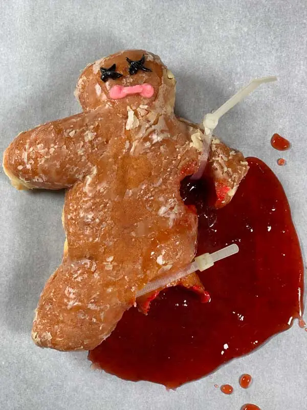 The Little Dough boy who was treated with zip ties did not survive his injuries because his jelly all leaked out