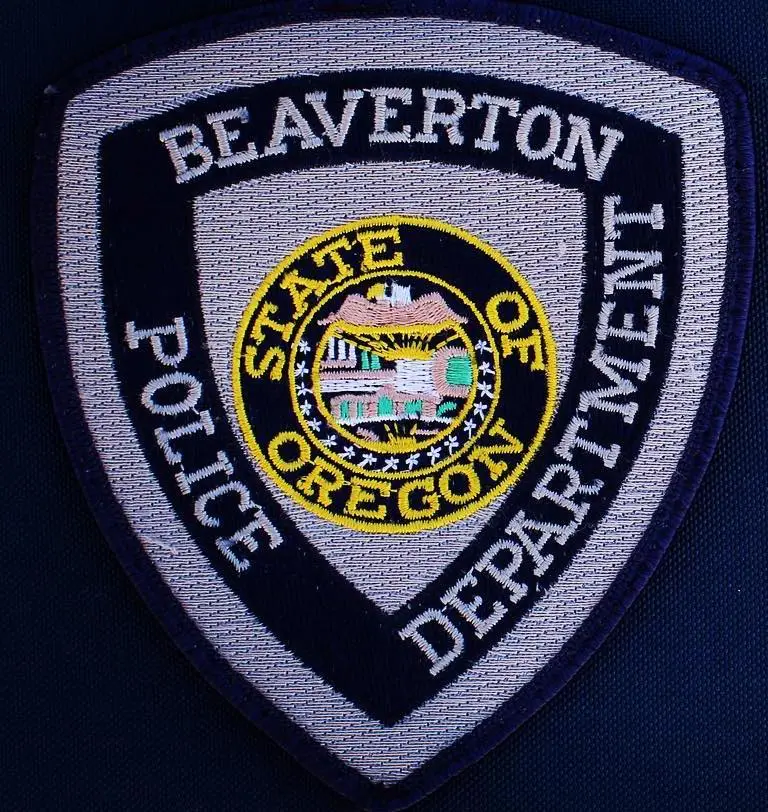 Beaverton, Oregon Police Department patch