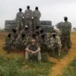 Instructor for the US Global Peace Operations Initiative program with some of his students