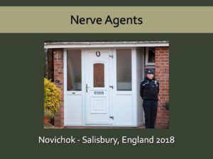A slide from CM's new Tactical CBRN course showing the front door ofSergei Skirpal's flat, the doorhandle of which was intentionally poisoned with Novichok