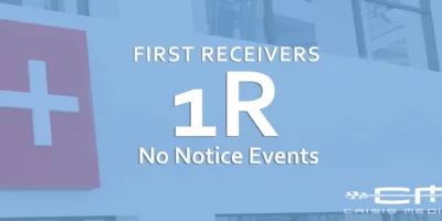 First Receivers – No Notice MCI Events – ONLINE