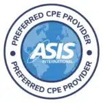 ASIS Official Preferred CPE Provider logo